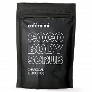 Coconut Body Scrub Charcoal & Licorice, 150g